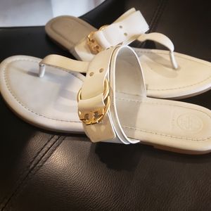 TORY BURCH Leather Slippers